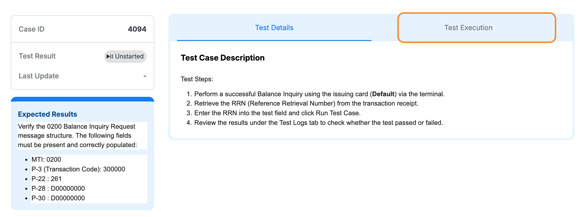 test suite