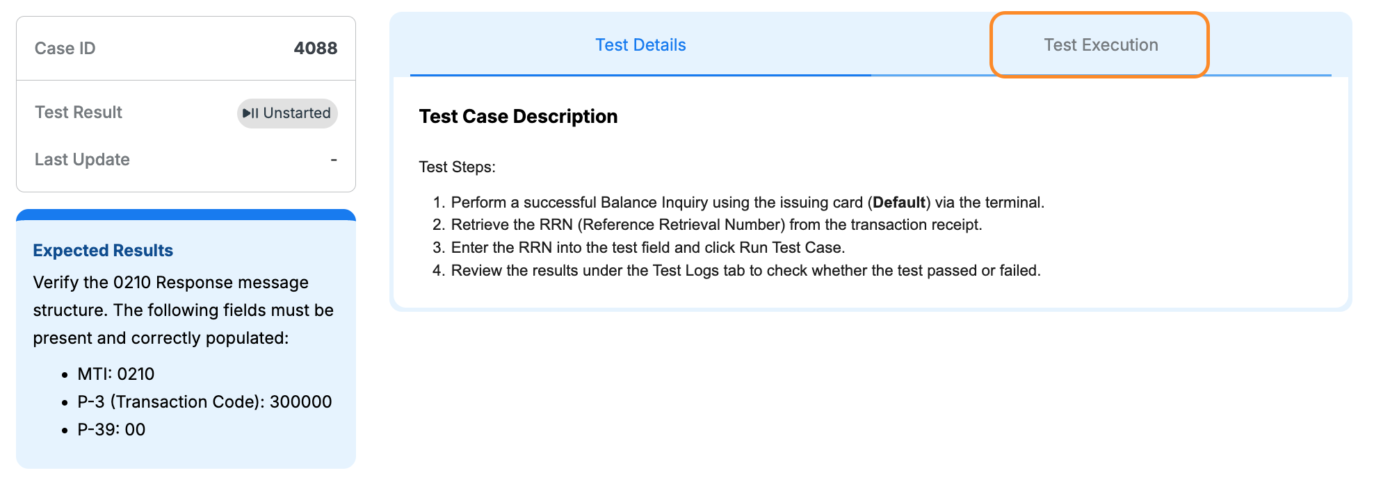 test suite