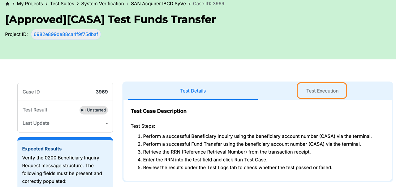 test suite